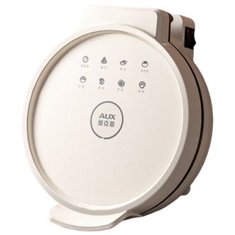 奥克斯  电饼铛家用双面悬浮加热30CM烤盘加深早餐机煎饼锅电饼锅多功能烙饼锅 皓月白