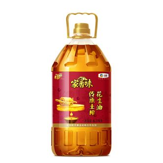 福临门 家香味传承土榨压榨一级花生油6.18L 食用油 中粮出品