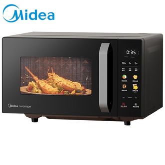 美的（Midea）微波炉家用变频微波炉烤箱一体机900W光波炉平板加热23升C30