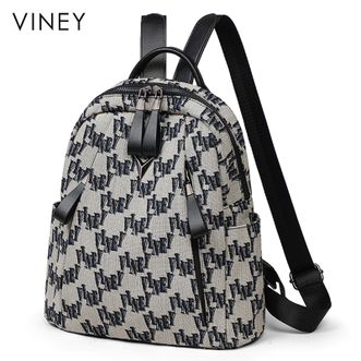 viney  双肩包女大容量学生书包休闲轻便旅游女士旅行背包V91199