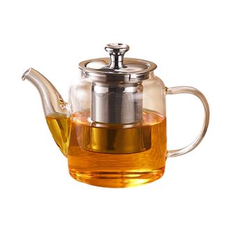 GIANXI  捷安玺茶壶泡茶家用大容量玻璃煮茶器茶水分离加厚耐高温茶具单壶1100ml TBP1581-03-B