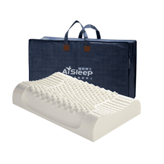 睡眠博士（AiSleep）枕芯 释压按摩颗粒进口乳胶枕 泰国乳胶 枕头