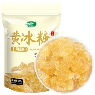 十月稻田  冰糖500g1斤多晶冰糖蔗糖甜而不腻厨房调味6971599050407