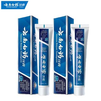 云南白药  牙膏呵护加倍高地留兰 145g*2支