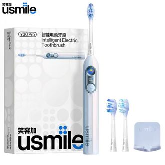 笑容加 (usmile)  智能电动牙刷AI智能化新动力大摆幅全阶护理进阶极光蓝
