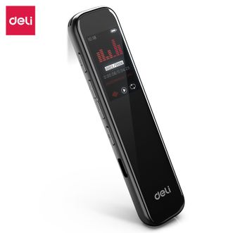 得力/Deli  75613 数码录音笔 64G内存 智能降噪 断电保存 无损录音