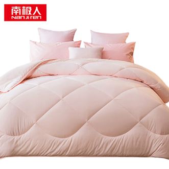 南极人（Nanjiren）  200*230cm纯色纤维保暖5斤 冬被子 WNJBX10  吉祥粉5斤 2100250241002