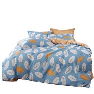 彩羊（Fazeya）  全棉四件套 叶秋 1.5m床 和 1.8m床通用