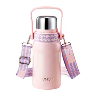 草莓生活（CMSH）  保温杯大容量女新款316不锈钢保温壶家用杯子1000mL CMSH0483