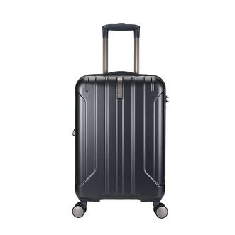 新秀丽/Samsonite  20寸都市现代风尚登机箱 轻奢哑光·可扩展设计行李箱 AY8*001 石墨黑/银色
