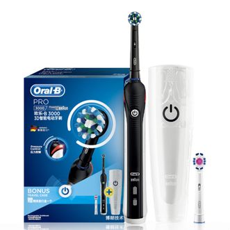 博朗（BRAUN）欧乐B电动牙刷成人学生情侣智能感应式充电P3000