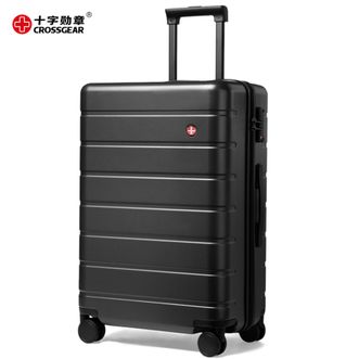 十字勋章CROSSGEAR 28英寸旅行商务大容量拉杆箱 经典黑CFG00215028E