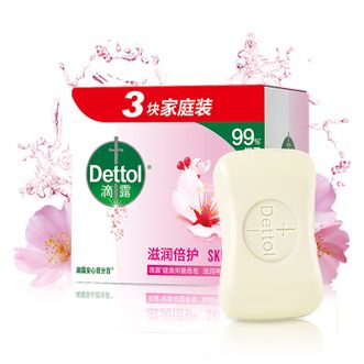 滴露  滋润倍护健康香皂115g*3块装*2盒