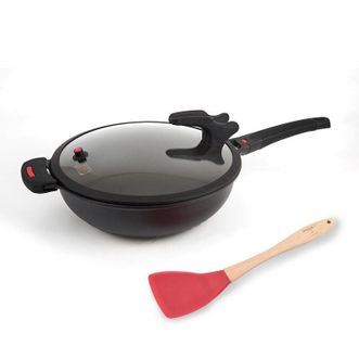 马克西姆  maxim's波尔多Bordeaux  32cm智能感温不粘炒锅ART21