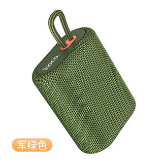hoco.  欧诺运动蓝牙音箱 BS47 无线便携蓝牙音箱 内置电池可充电 插卡播放小音响 便携音响FM收音机（军绿色）