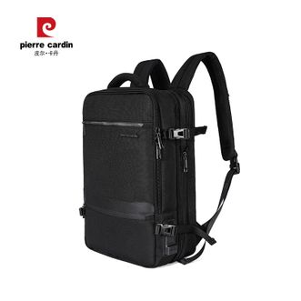 皮尔卡丹/Pierre Cardin  15.6英寸男士商务双肩包大容量笔记本电脑背包多功能旅行包