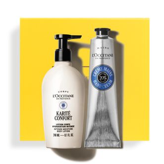 欧舒丹（L'OCCITANE）  身体乳护手霜套装乳木果香氛保湿留香身体护理礼物