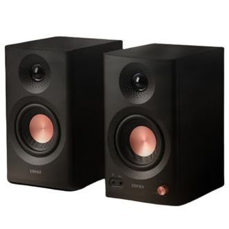 漫步者  MR3BT无线蓝牙音箱 有源监听音箱 HIFI音质 多媒体电脑电视音响 黑色