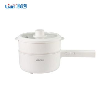 联创/Lian  宿舍租房可用可蒸可煮可炖多功能锅 DF-BL2023MB  1.6升容量 白色系