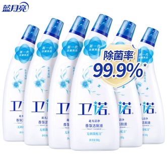 蓝月亮 洁厕液500g*6卫诺沁香花园香氛除菌洁厕灵马桶清洁剂 蓝月亮 洁厕液500g*6卫诺沁香花园香氛除菌洁厕灵马桶清洁剂