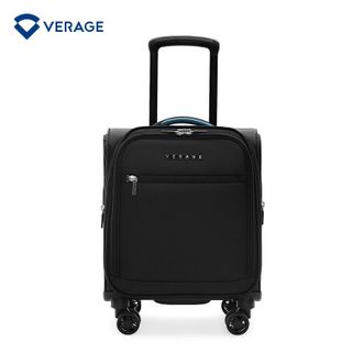 维丽杰（verage）行李箱万向轮拉杆箱春秋新款登机箱14寸可上飞机行李箱黑色