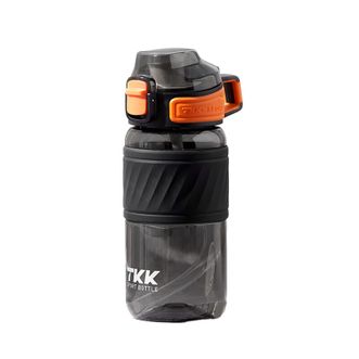 TKK  运动水壶便携防摔太空杯塑料杯 哈仑运动水杯 火山黑 500ml TKK1025