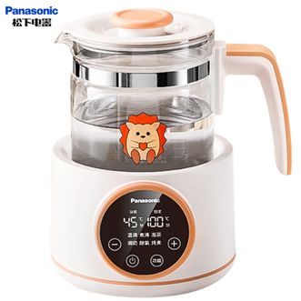 松下/Panasonic  1.2L恒温调奶器 婴儿热奶器冲泡奶粉多功能养生壶电水壶 烧水壶电开水壶电热水壶NC-CK10-D桔色