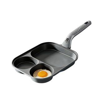 三禾/SANHO  早餐煎锅  锅身口径19*23cm  多功能煎蛋平底锅