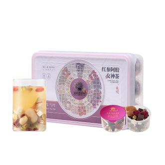 谷记老谷头/GUJILAOGUTOU  红参阿胶女神茶 桂圆红枣枸杞玫瑰茶 570g