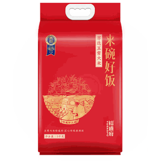 裕道府  1-5千克来碗好饭系列 尊选五常大米