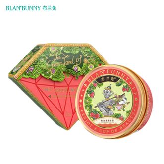 布兰兔/BLANBUNNY  春野绿茶小圆罐-奶油草莓绿茶绿野仙踪角色调香茶