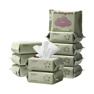babycare  婴幼儿手口湿巾  BC2002415  20抽/包*10包