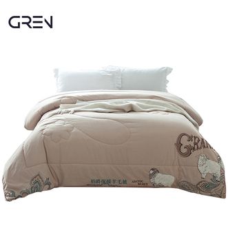 歌然/GREN 舒适双人伯爵羊毛被 200 *230cm冬季被子 GR1011