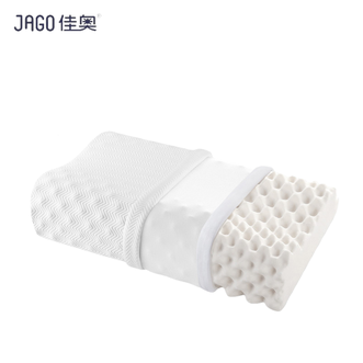 佳奥  乳胶枕大颗粒按摩颈椎枕芯 泰国进口天然乳胶含量90%成人枕头