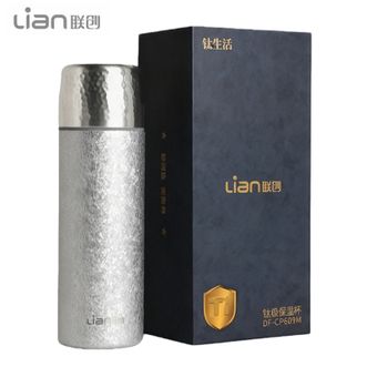 联创/Lian  钛极保温杯500ml大容量焖泡杯泡茶水杯男女生礼物礼盒