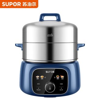 苏泊尔（SUPOR）  电蒸锅家用15.5L大容量不锈钢内胆电热锅蒸煮一体多用途锅ZN28YC88
