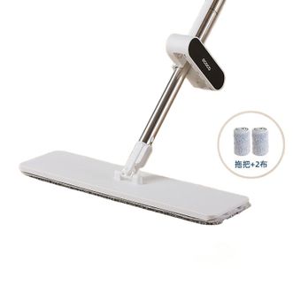 意可可/ecoco  免手洗抑菌拖把 42cm加厚拖头+2厚布