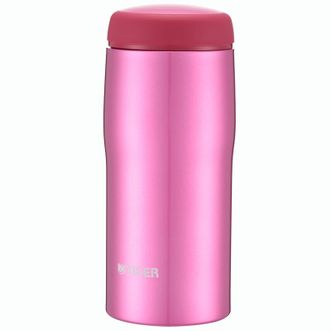 虎牌（TIGER）   保温杯 进口男女士便携商务文艺水杯子360ML MJA-B036-PB亮粉色
