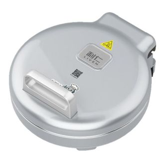 利仁  不锈钢电饼铛 家用0涂层 双面加热烙饼锅 电煎锅早餐机LR-B3196