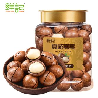 鲜记/xianjee  夏威夷果388g/罐   坚果炒货 办公室休闲零食孕妇干果小吃
