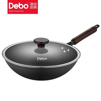 Debo  德铂中式炒锅无涂层铁锅炒锅锅 罗伯特-30口径