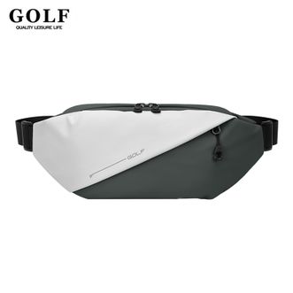 GOLF  撞色斜挎包男女轻便单肩包手机ipad包防泼水骑行运动胸包腰包 GBD32986