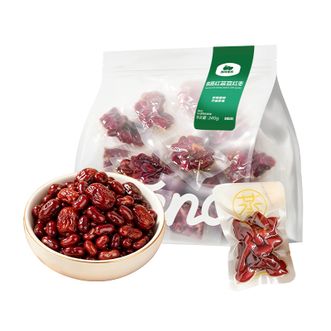 西域美农  鲜蒸红芸豆红枣 500g  独立真空小包装 开袋即食