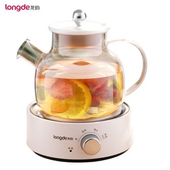 龙的（longde）  多功能玻璃养生壶家用迷你1L小功率家用煮茶养生烧水壶 LDYS1018