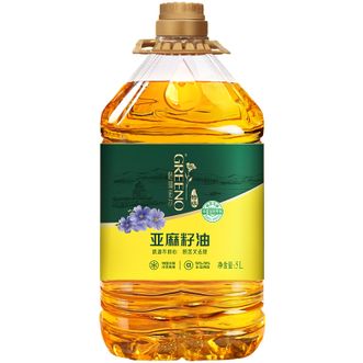 格琳诺尔  食用油 冷榨亚麻籽油5L