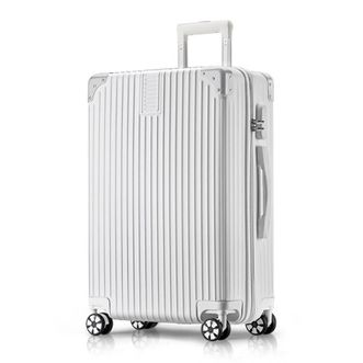 波斯丹顿 拉杆箱爆款行李箱万向轮旅行箱登机箱 20寸 米白色