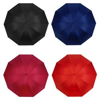 红叶HongYe  雨伞大号10骨加固加厚晴雨两用遮阳防晒升级款37504