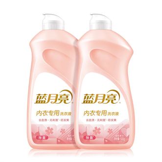 蓝月亮 内衣洗衣液500g瓶*2 樱花香 翻盖