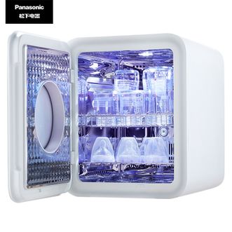 松下/Panasonic  家用紫外线消毒杀菌烘干一体机 消/烘/存升级等离子除菌技术三重除菌消毒器