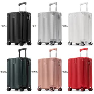 汉旅HANLV  20英寸行李箱小型拉杆箱女拉链小型旅行箱密码登机箱【顺丰配送】